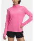 Дамска тениска UNDER ARMOUR TECH 1/2 ZIP- TWIST 1384225-672 РОЗОВО