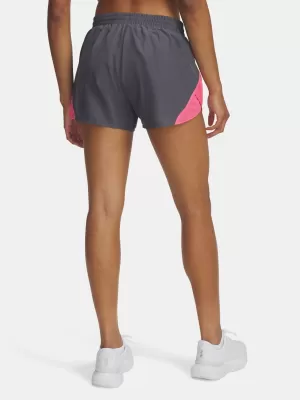 Дамски шорти UNDER ARMOUR UA FLY BY 3'' SHORTS 1382438-027 СИВО