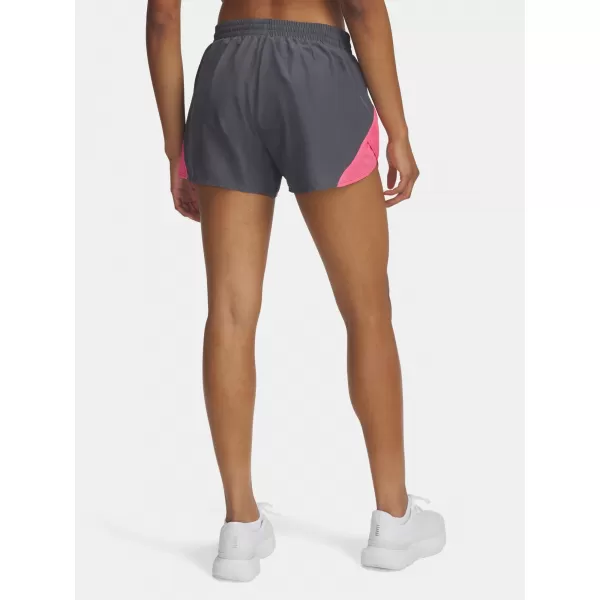  Дамски шорти UNDER ARMOUR UA FLY BY 3'' SHORTS 1382438-027 СИВО 