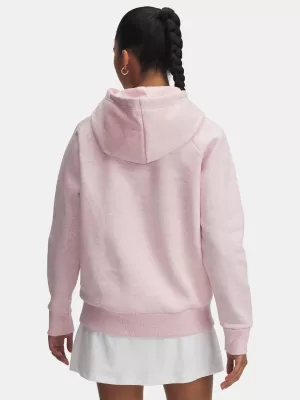 Дамски суичър UNDER ARMOUR UA RIVAL FLEECE HOODIE 1379500-648 РОЗОВО