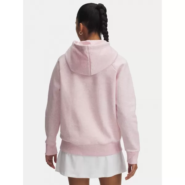  Дамски суичър UNDER ARMOUR UA RIVAL FLEECE HOODIE 1379500-648 РОЗОВО 