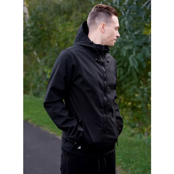  Мъжко софтшел яке ALTISPORT NEWET ЧЕРЕН 