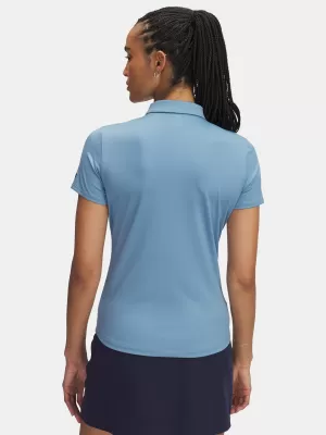 Дамска тениска UNDER ARMOUR UA PLAYOFF SS POLO 1383612-418 СИНЬО