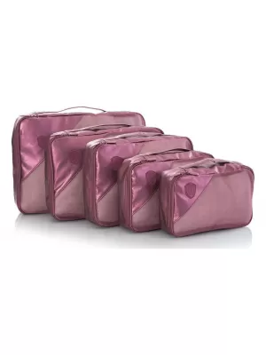 куфар HEYS Metallic Packing Cube 5pc БОРДО
