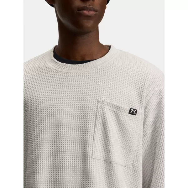  Мъжка тениска UNDER ARMOUR UA RIVAL WAFFLE CREW 1383106-110 БЯЛО 
