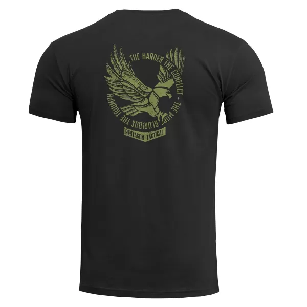  тениска PENTAGON AGERON EAGLE K09012 ЧЕРЕН 