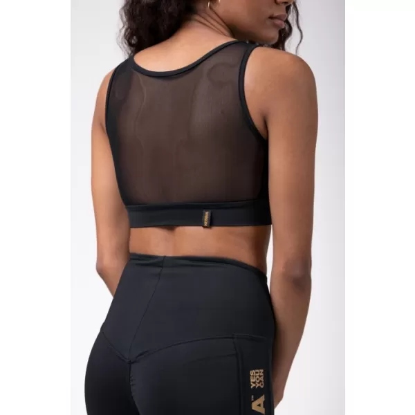  Мини горнище Gold Mesh 830 BLACK Nebbia 