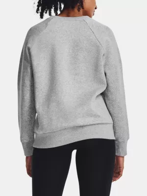 Дамски суичър UNDER ARMOUR UA RIVAL FLEECE CREW 1379508-012 СИВО