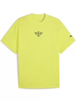 Мъжка тениска PUMA MELO ALWAYZ ON 1 TEE 63075504 ЛИМОНОВ ШЕРБЕРТ
