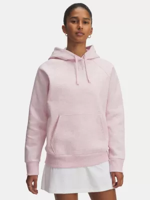Дамски суичър UNDER ARMOUR UA RIVAL FLEECE HOODIE 1379500-648 РОЗОВО