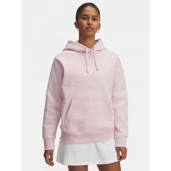  Дамски суичър UNDER ARMOUR UA RIVAL FLEECE HOODIE 1379500-648 РОЗОВО 