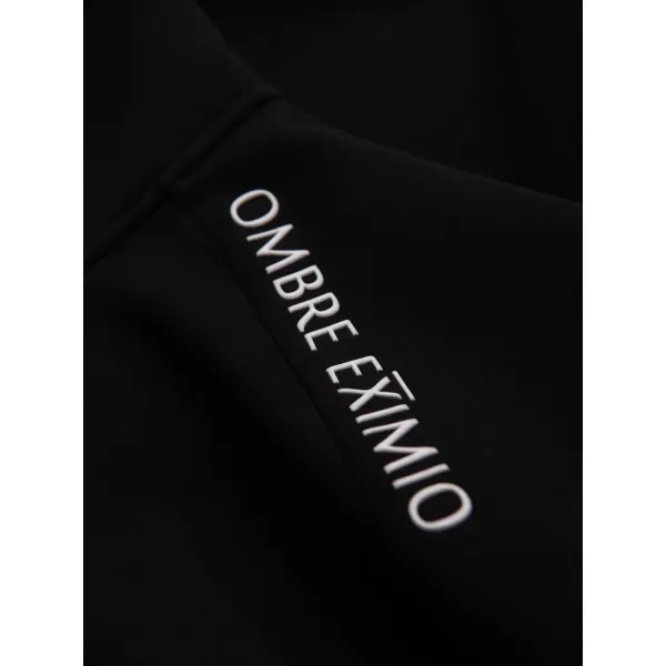  Мъжки суичър OMBRE OM-SSZP-0211 ЧЕРНО 