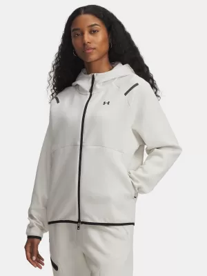 Дамски суичър UNDER ARMOUR UNSTOPPABLE FLEECE FZ 1379842-110 БЯЛО