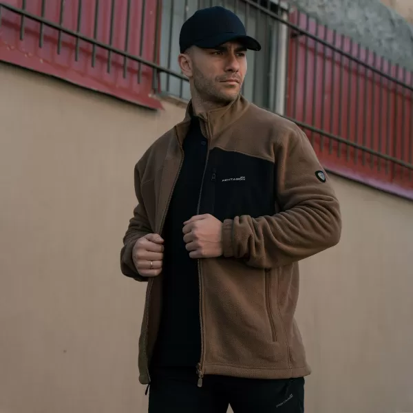 Мъжки суичър PENTAGON ATHOS 2.0 MEN΄S FLEECE JACKET K08047 КОЙОТ 