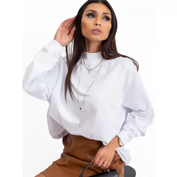  Дамски суичър BASIC FEEL GOOD RV-BL-5185.94P БЯЛО 