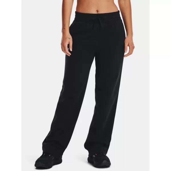  Дамски спортен панталон UNDER ARMOUR RIVAL FLC STRAIGHT PANT 1381847-001 ЧЕРЕН 