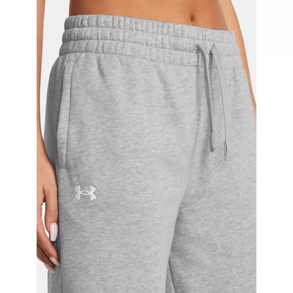  Дамски спортен панталон UNDER ARMOUR UA RIVAL FLC STRAIGHT PANT 1381847-011 СИВО 