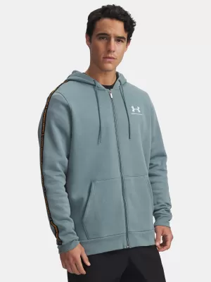 Мъжки суичър UNDER ARMOUR UA ICON FLEECE FZ TAPING 1390298-587 СИНЬО