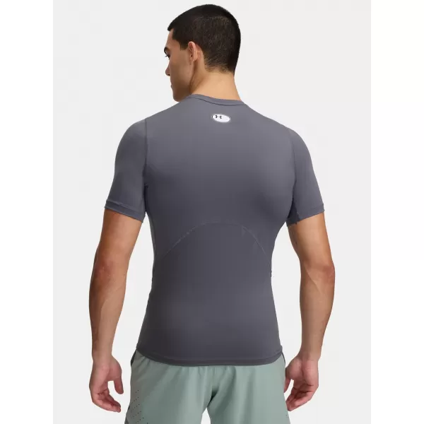  Мъжка тениска UNDER ARMOUR HG ARMOUR COMP SS 1361518-025 СИВО 