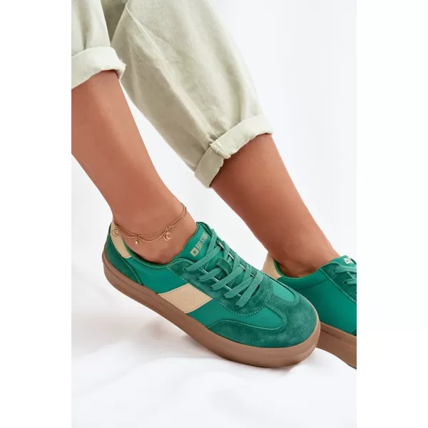  Дамски маратонки BIG STAR TT274163 GREEN Big Star Shoes 