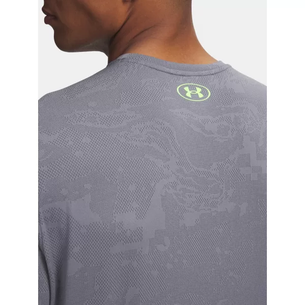 Мъжка тениска UNDER ARMOUR UA TECH VENT JACQUARD SS 1377052-025 СИВО 