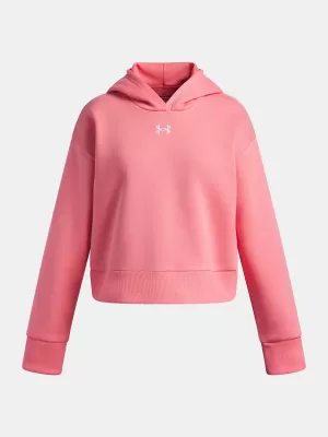 Суичър за момиче UNDER ARMOUR UA RIVAL FLEECE HOODIE 1379517-600 РОЗОВО