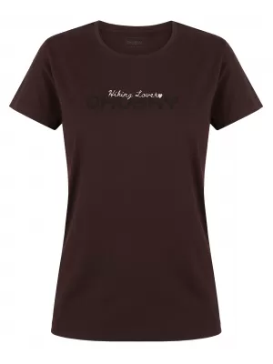 Дамска тениска HUSKY TEE HIKE L КАФЯВО