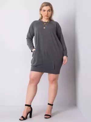 Рокля BASIC FEEL GOOD RV-SK-6296.99 ТЪМНО СИВО