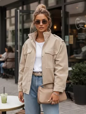 Дамско яке DSTREET TY5653 БЕЖОВО