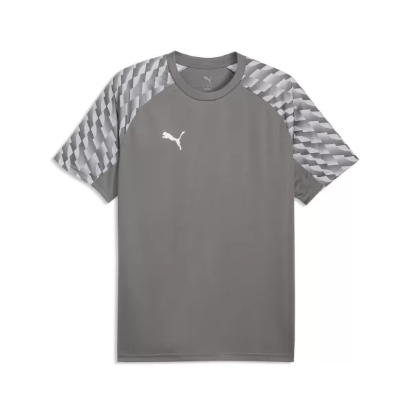  Мъжка тениска PUMA TEAMLIGA26 JERSEY 659721_13 FLAT MEDIUM GRAY/ ПЛОСКО СРЕДНО СИВО/ПУМА БЯЛО 