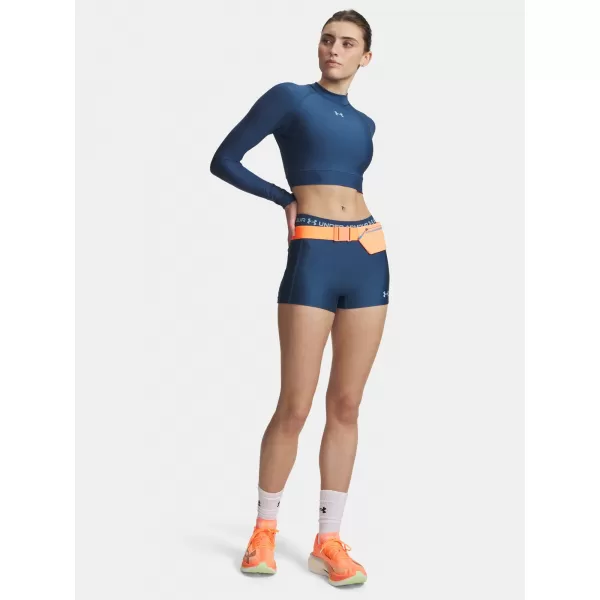  Дамски шорти UNDER ARMOUR HEATGEAR SHORTY 6010725-498 СИНЬО 