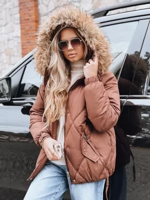 Дамско яке DSTREET TY5231 КАФЯВО