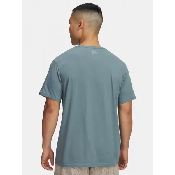  Мъжка тениска UNDER ARMOUR UA GL FOUNDATION UPDATE SS 1382915-587 СИНЬО 