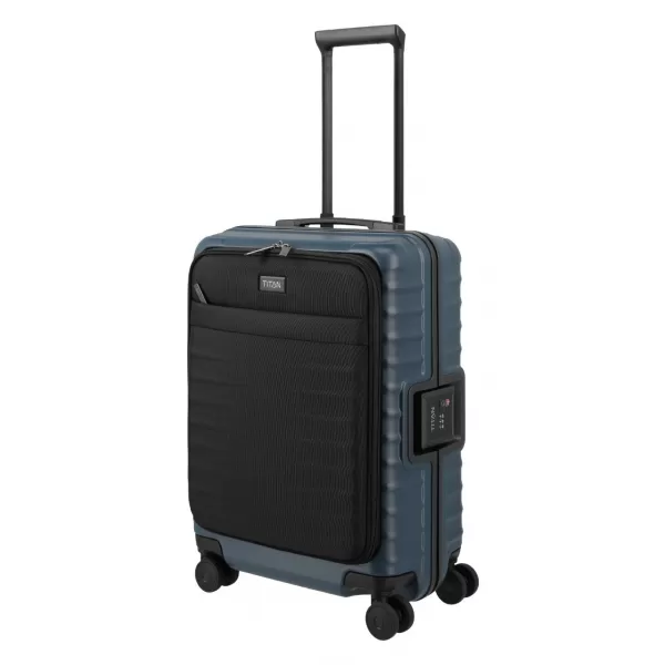  Бордов куфар TITAN Overseas S Front pocket СРЕДНОЩНО СИНЬО 