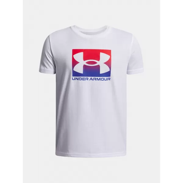  Момчешка тениска UNDER ARMOUR UA B BOXED SPORTS UPDATE SS 1388672-100 БЯЛО 