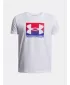 Момчешка тениска UNDER ARMOUR UA B BOXED SPORTS UPDATE SS 1388672-100 БЯЛО