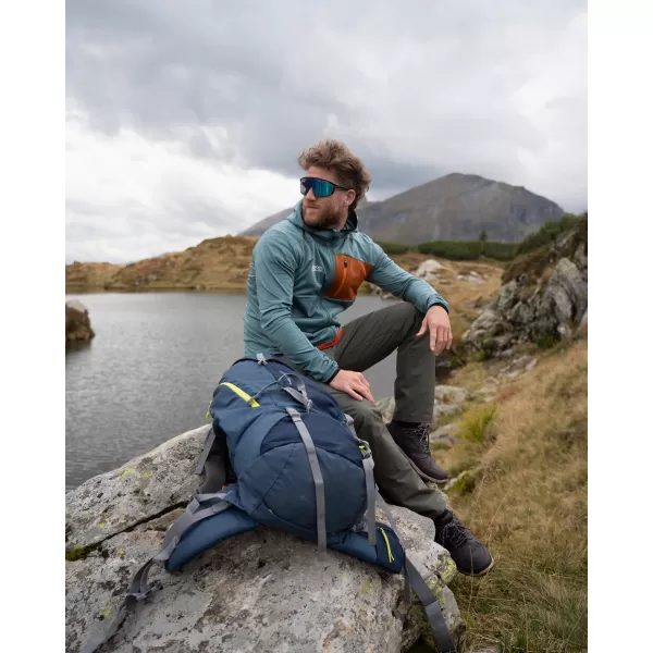  Мъжки суичър powerfleece NORDBLANC BRACKEN NBWFM8286 ТЪМНО ЗЕЛЕНО 