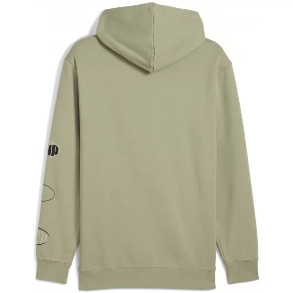  Мъжки суичър PUMA ESS LOGO LAB HOODIE 688180-82 ЛУКСОЗНА АРМИЯ 