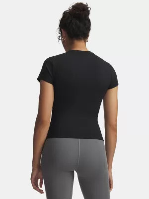 Дамска тениска UNDER ARMOUR MOTION FITTED SS EMEA 6012291-001 ЧЕРЕН