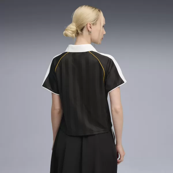  Дамска функционална тениска PUMA T7 RELAXED FOOTBALL JERSEY 632157-01 ПУМА ЧЕРНА 