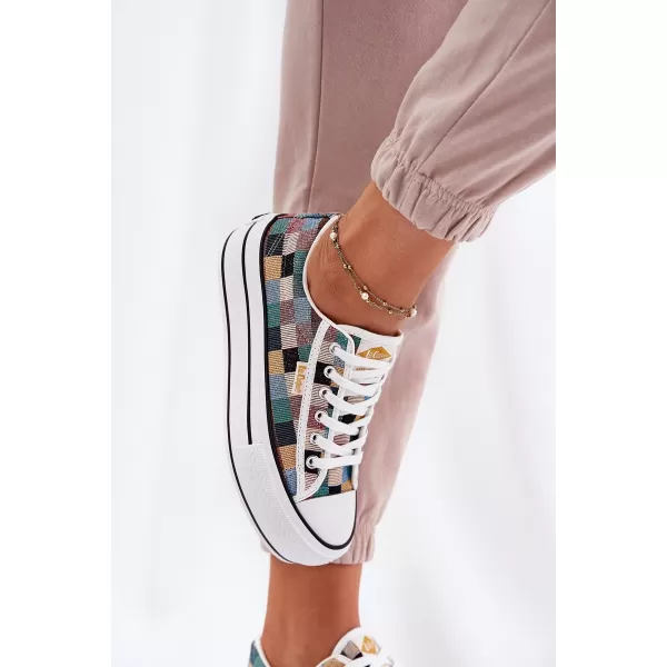  Дамски кецове LEE COOPER LCW-25-31-3441L ЧЕРЕН 
