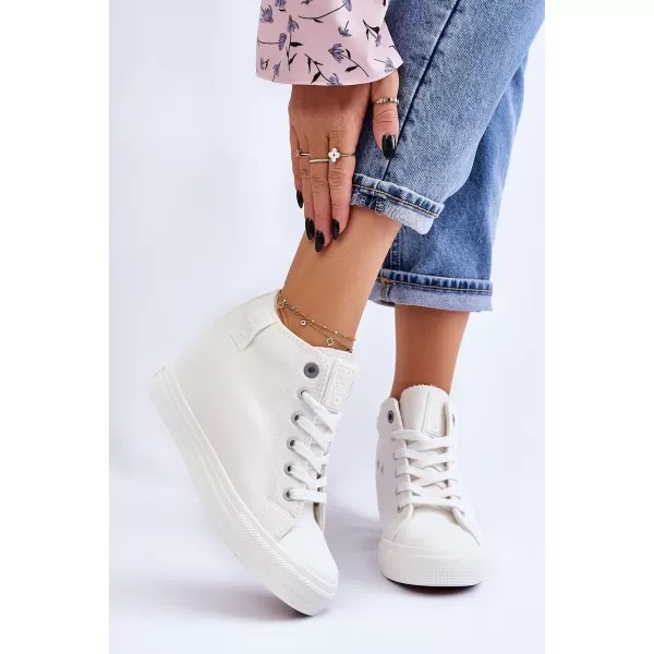  Дамски маратонки BIG STAR LL274035 WHITE Big Star Shoes 