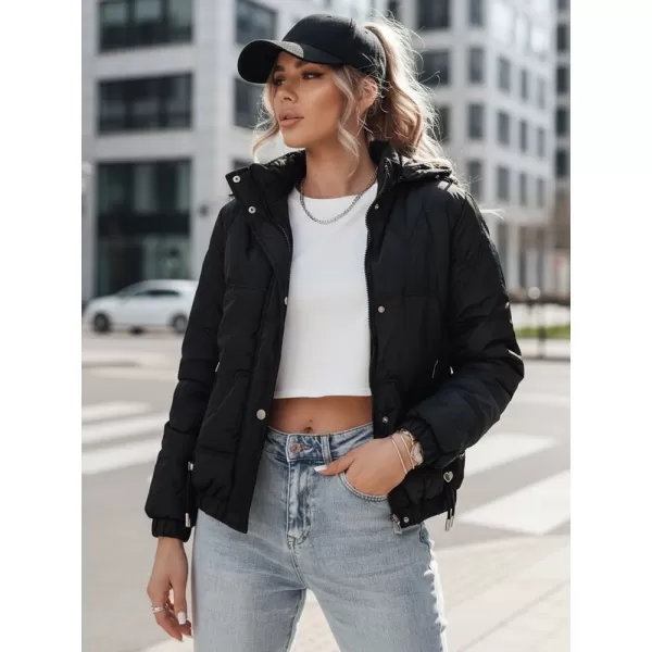  Дамско яке DSTREET TY4175 ЧЕРЕН 