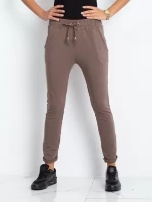 Дамски спортен панталон BASIC FEEL GOOD RV-DR-3698.08X КАФЯВО