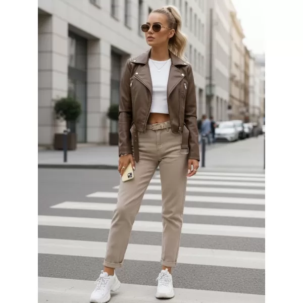  Дамско яке DSTREET TY5536 КАФЯВО 