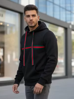 Мъжки суичър DSTREET BX5939 ЧЕРЕН