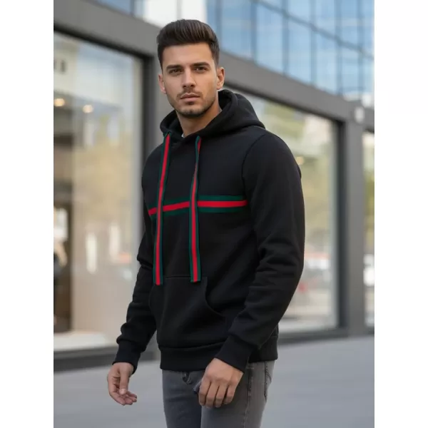  Мъжки суичър DSTREET BX5939 ЧЕРЕН 