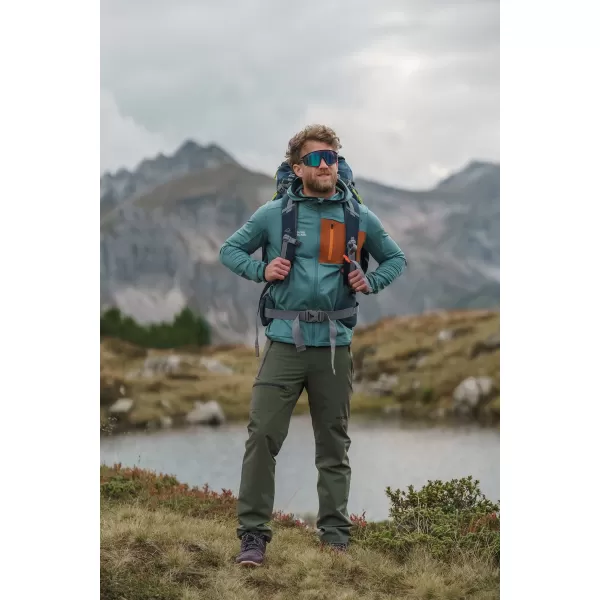  Мъжки суичър powerfleece NORDBLANC BRACKEN NBWFM8286 ТЪМНО ЗЕЛЕНО 