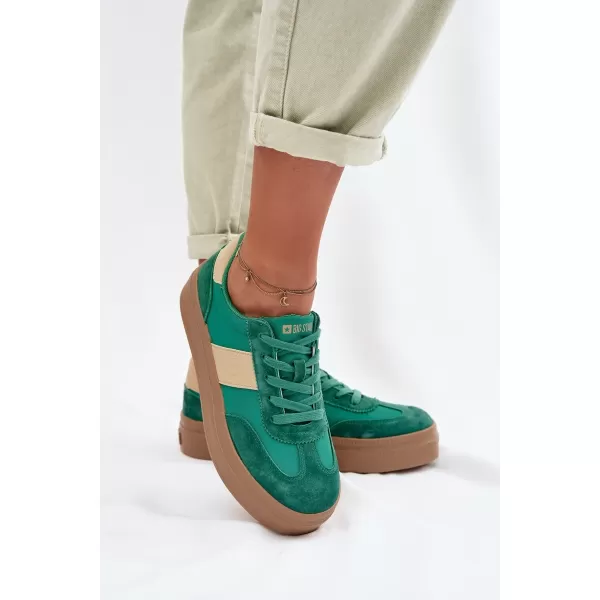  Дамски маратонки BIG STAR TT274163 GREEN Big Star Shoes 
