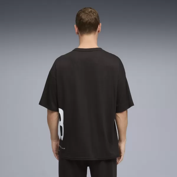  Мъжка тениска PUMA M GRAPHIC OVERSIZED TEE 528528_01 ПУМА ЧЕРНА 